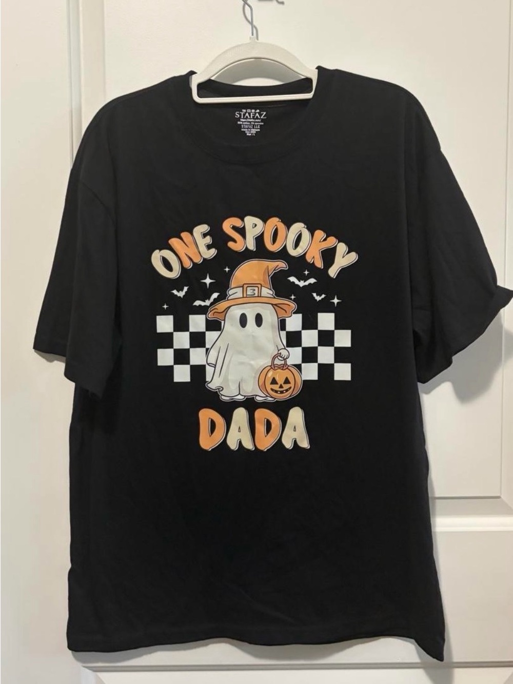 One Spooky Dada Halloween Tee - Black